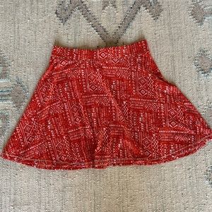 Target Red & white patterned circle skirt for summer